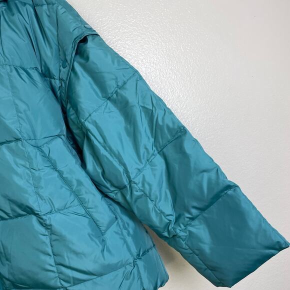 Masai Copenhagen Down Puffer Coat Small Womens Teal Full Zip Outdoors Tabiha NWT - Picture 6 of 13